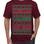 Christmas Calories Don't Count Funny Family Holidays Ugly Christmas Sweater Men's T-Shirt