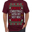 First Christmas With My Hot New Wife Classic Newlywed Ugly Christmas Sweater Men's T-Shirt