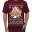 The Only House I Can Afford Funny Millennial Meme Ugly Christmas Sweater Men's T-Shirt