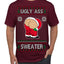 Ugly Ass Sweater Funny Santa Claus Butt Xmas Ugly Christmas Sweater Men's T-Shirt