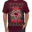 Hail Santa Funny Satanic Candy Devil Heavy Metal Satan Ugly Christmas Sweater Men's T-Shirt
