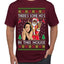 Santa the Plug Hos In This House  Ugly Christmas Sweater Men's T-Shirt