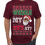 Where My Ho's At? Ugly Christmas Sweater Men's T-Shirt