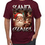 Santa Claus Bootleg Rap Music Style Ugly Christmas Sweater Men's T-Shirt