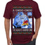 A Choo Choo I've Always Wanted One Winter Warlock Movie Ugly Christmas Sweater Men's T-Shirt
