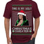 This Is My Ugly Sweater Funny Santa Kamala Harris Ugly Christmas Sweater Men's T-Shirt