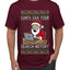 Santa Saw Your Search History, Funny Internet Humor, Ugly Christmas Sweater Men's T-Shirt