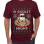 O Swoley Night, Exercise and Fitness Enthusiast, Ugly Christmas Sweater Men's T-Shirt