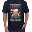 Merry Christmas to Everyone Except Carole Baskin Ugly Christmas Sweater Men's Graphic T-Shirt