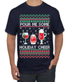 Pour Me Some Holiday Cheer Ugly Christmas Sweater Men's T-Shirt