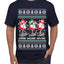 Holiday Spirits Drink Drank Drunk Snowmen Ugly Christmas Sweater Men's T-Shirt