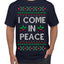 I Come in Peace Ugly Christmas Sweater Men's T-Shirt