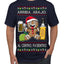 Arriba Abajo Al Centro Pa'Dentro Cheers to Health Salud Ugly Christmas Sweater Men's T-Shirt