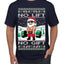 No Lift No Gift Fitness Workout Santa Ugly Christmas Sweater Men's T-Shirt