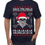 Valhalla Deck The Halls With Skulls & Bodies Ugly Christmas Sweater Men's T-Shirt