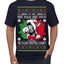 Jing a Di Jing Dominick the Italian Christmas Donkey Ugly Christmas Sweater Men's T-Shirt