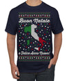 Buon Natale e Felice Anno Nuovo! Merry Christmas and Happy New Year Ugly Christmas Sweater Men's T-Shirt