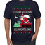 I Could Go Down All Night Long, Ugly Christmas Sweater Men's T-Shirt