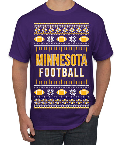 City of Minnesota MIN American Football Fantasy Fan Ugly Christmas Sweater Unisex Crewneck Sweatshirt