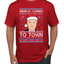 Biden Is Coming To Town Ugly Christmas Sweater Men's Graphic T-Shirt