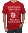 Under The Missle Toe Ugly Christmas Sweater Men's T-Shirt