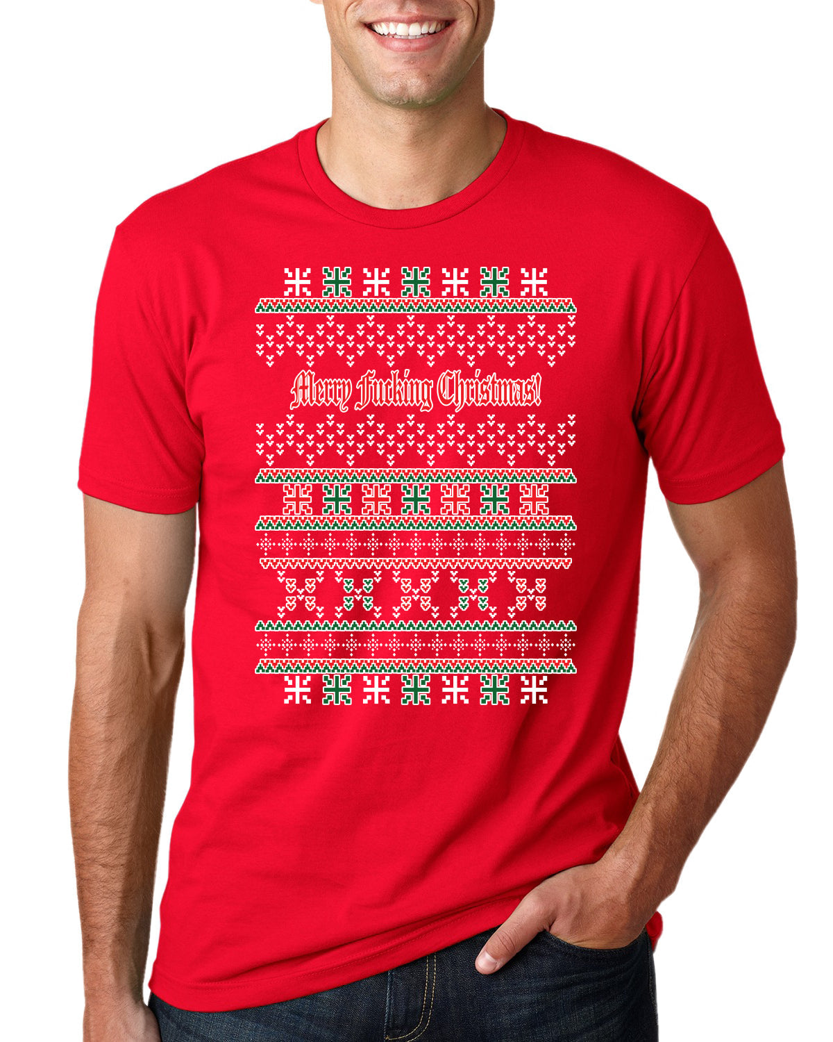 Merry Fucking Christmas Men's Graphic T-Shirt