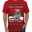 Does Someone Need a Hug? Cute Raccoon Ugly Christmas Sweater Men's T-Shirt