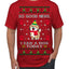 Good News I Saw a Dog Today Funny Ugly Christmas Sweater Men's T-Shirt