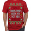 First Christmas With My Hot New Husband Classic Newlywed Ugly Christmas Sweater Men's T-Shirt
