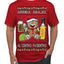 Arriba Abajo Al Centro Pa'Dentro Cheers to Health Salud Ugly Christmas Sweater Men's T-Shirt