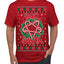 Hail Santa Funny Satanic Candy Devil Heavy Metal Satan Ugly Christmas Sweater Men's T-Shirt