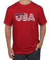 USA Winter Team Sports Fan Collection | USA Flag Fill Design Sweater, Unisex Men's T-Shirt