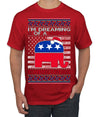 I'm Dreaming Of A Right Christmas Republican GOP  Ugly Christmas Sweater Men's T-Shirt