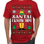 Santa! I Know Him Christmas Movie Quote  Ugly Christmas Sweater Men's T-Shirt