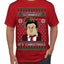 Ho Ho Holy Schnikes Funny 90s Classic Tommy Boy Movie Ugly Christmas Sweater Men's T-Shirt