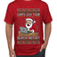Santa Saw Your Search History, Funny Internet Humor, Ugly Christmas Sweater Men's T-Shirt