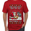 The Greatest Gift Of All Matthew 1:21, Ugly Christmas Sweater Men's T-Shirt