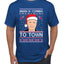 Biden Is Coming To Town Ugly Christmas Sweater Men's Graphic T-Shirt