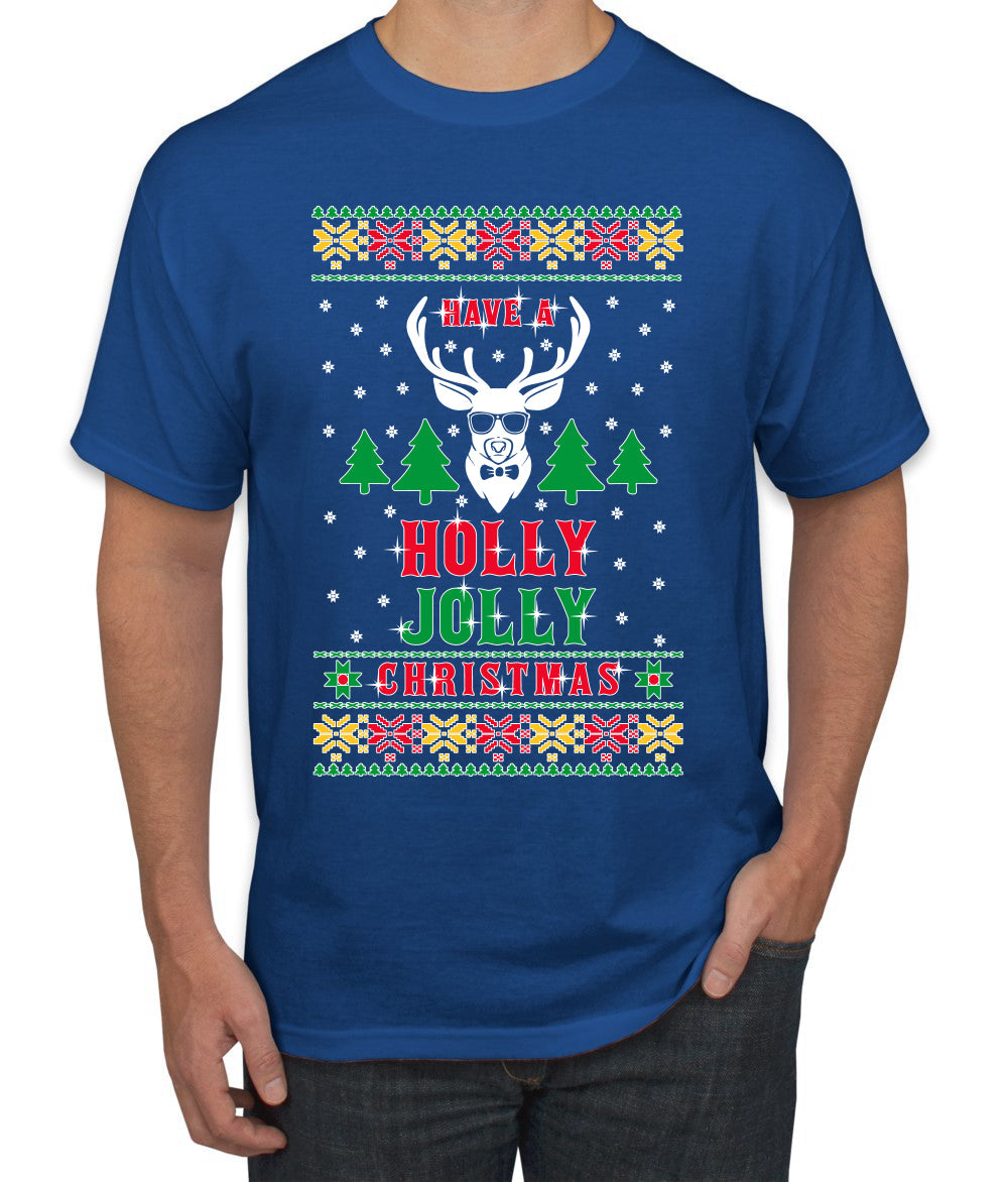 Have A Holly Jolly Christmas Ugly Christmas Sweater Men's Graphic T-Shirt