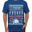 I Prefer Halloween Dancing Skeletons Ugly Christmas Sweater Men's T-Shirt