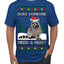 Does Someone Need a Hug? Cute Raccoon Ugly Christmas Sweater Men's T-Shirt