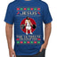 Jesus the Ultimate Deadlifter Funny Ugly Christmas Sweater Men's T-Shirt