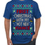 First Christmas With My Hot New Fiance Classic Newlywed Ugly Christmas Sweater Men's T-Shirt