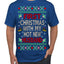 First Christmas With My Hot New Husband Classic Newlywed Ugly Christmas Sweater Men's T-Shirt