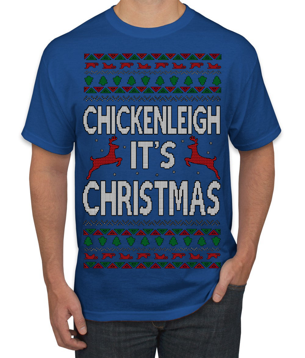 Chickenleigh It's Christmas Funny Viral Trending Meme Ugly Christmas Sweater Men's T-Shirt