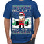No Lift No Gift Fitness Workout Santa Ugly Christmas Sweater Men's T-Shirt