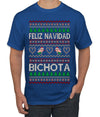 Feliz Navidad Bichota Ugly Christmas Sweater Men's T-Shirt