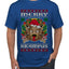 Merry Krampus Santa Folklore Figure Horror Ugly Christmas Sweater Men's T-Shirt