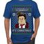 Ho Ho Holy Schnikes Funny 90s Classic Tommy Boy Movie Ugly Christmas Sweater Men's T-Shirt