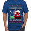 I Could Go Down All Night Long, Ugly Christmas Sweater Men's T-Shirt